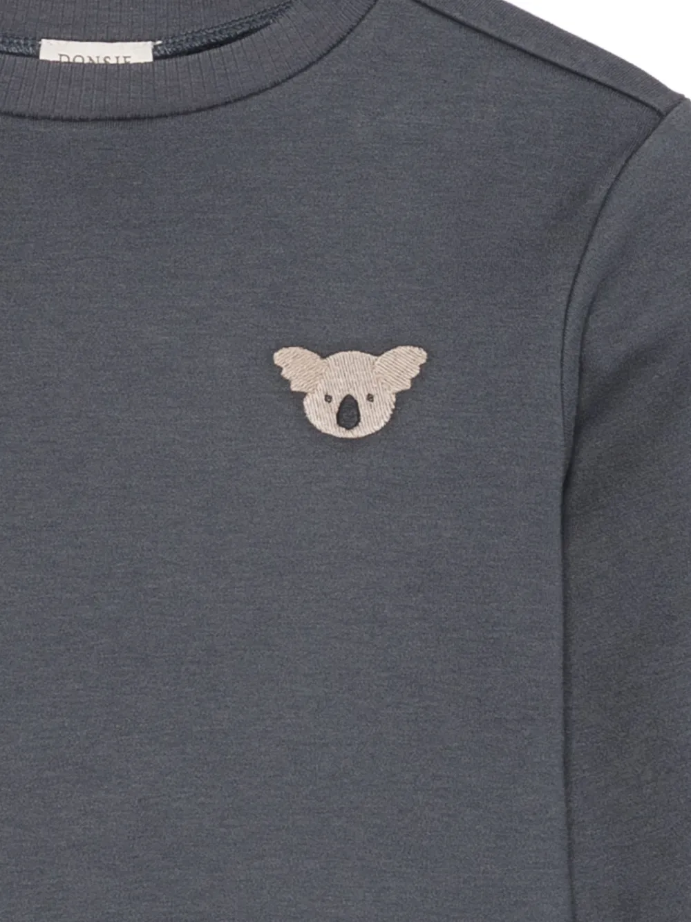 Donsje Jorjin trui met koala-patch Blauw
