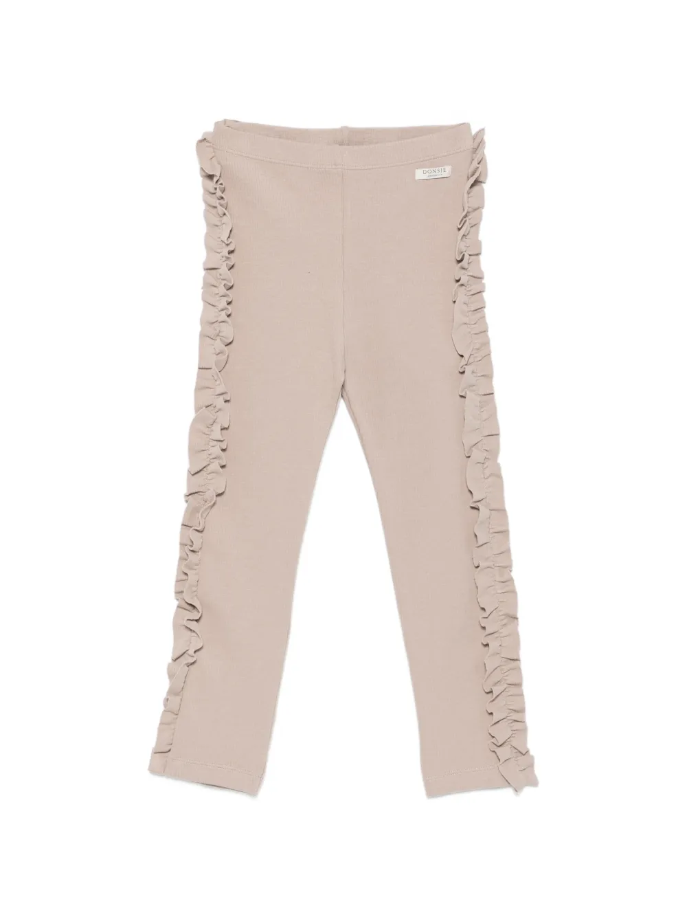 Donsje Audun ruffled ribbed leggings - Toni neutri