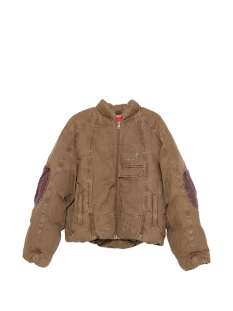 KidSuper portrait-print padded jacket