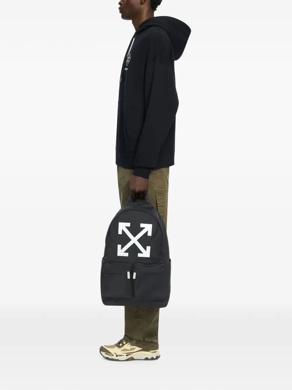 Off-White Full Arrow rugzak Zwart