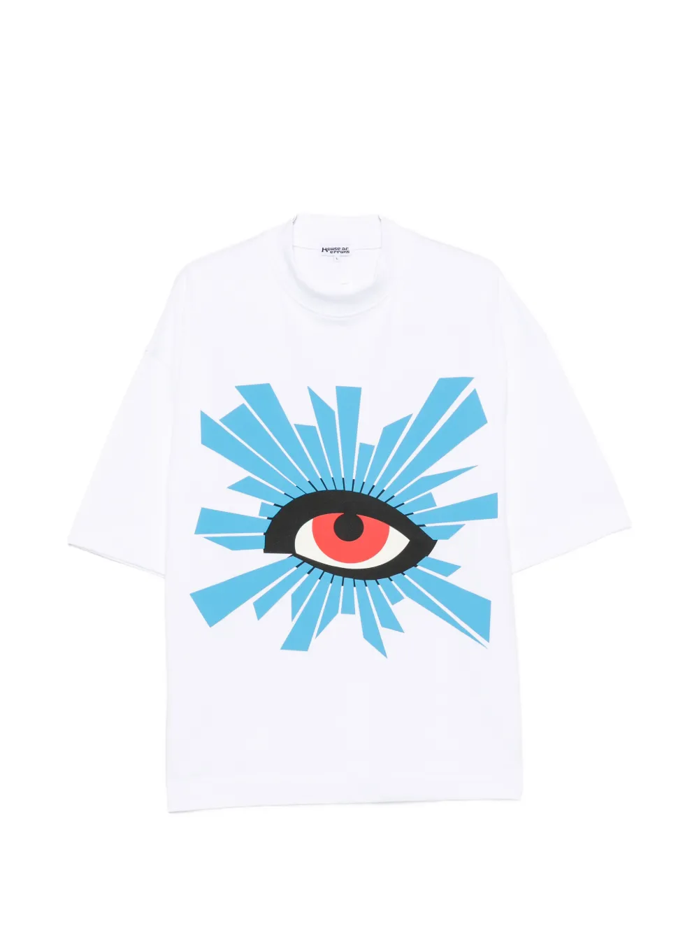 House of errors graphic-print high-neck T-shirt