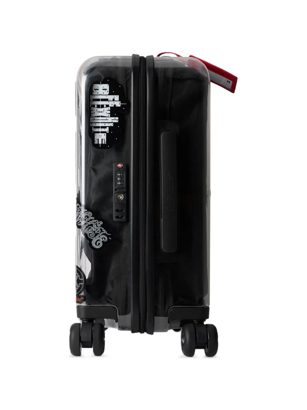 Off-White Quote Arrow trolley + stickers Wit