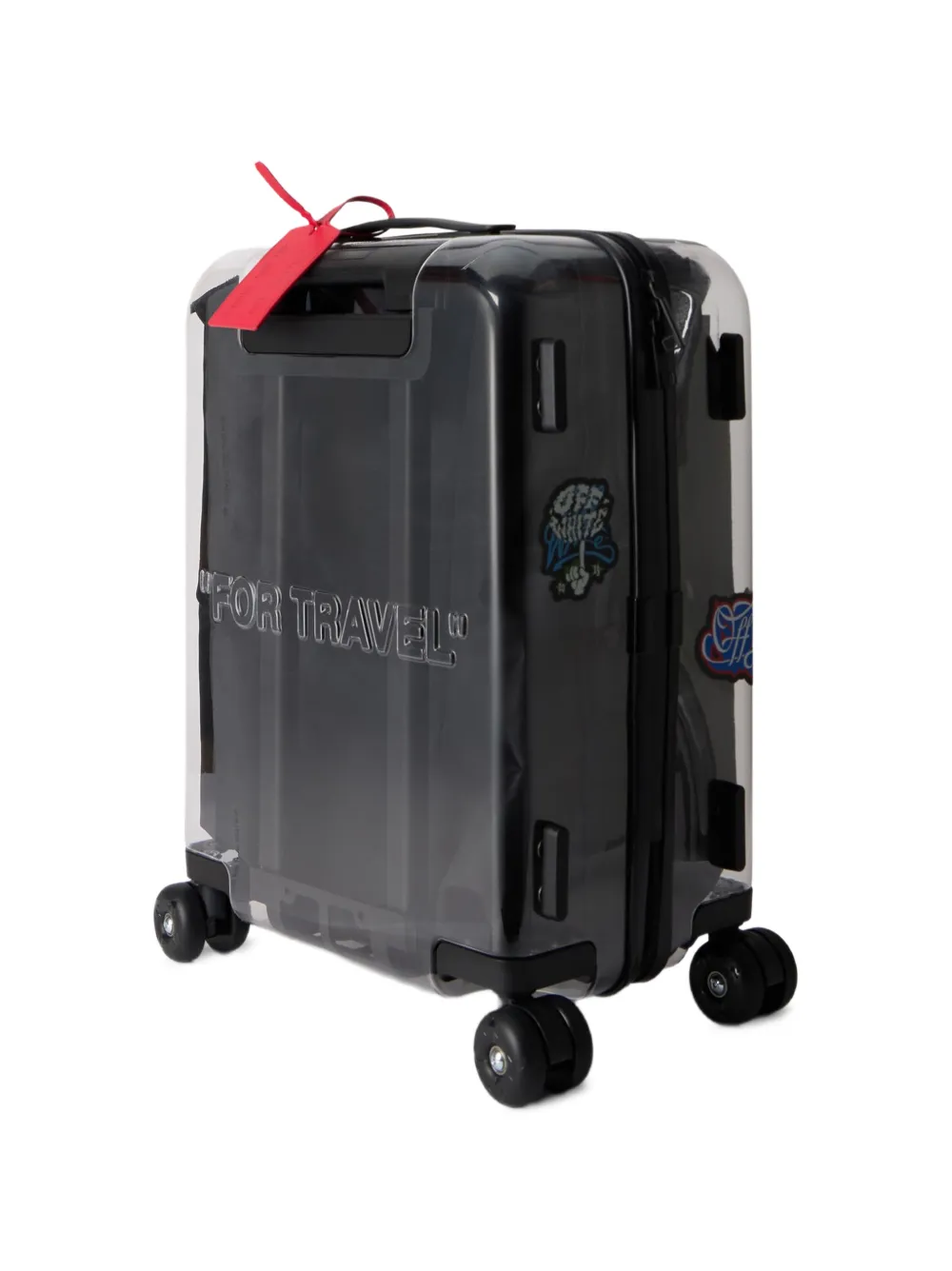 Off-White Quote Arrow trolley + stickers Wit