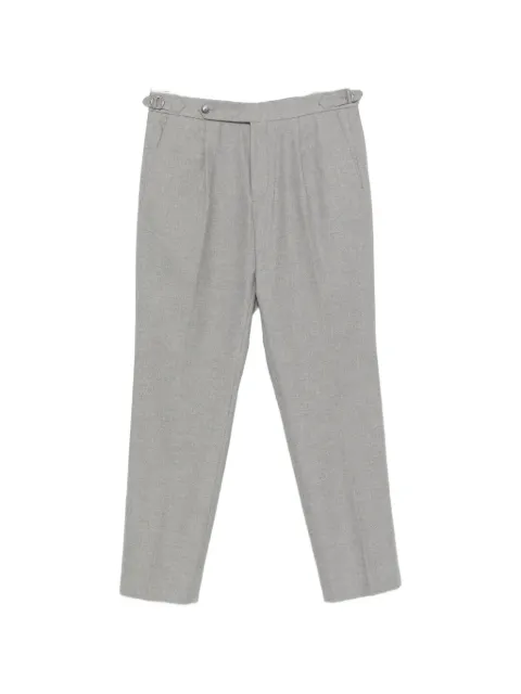 BOSS pleated side-adjuster trousers