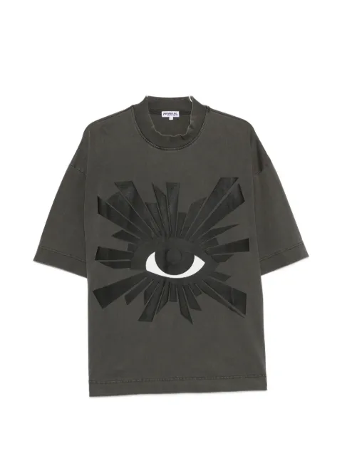 House of errors graphic-print high-neck T-shirt