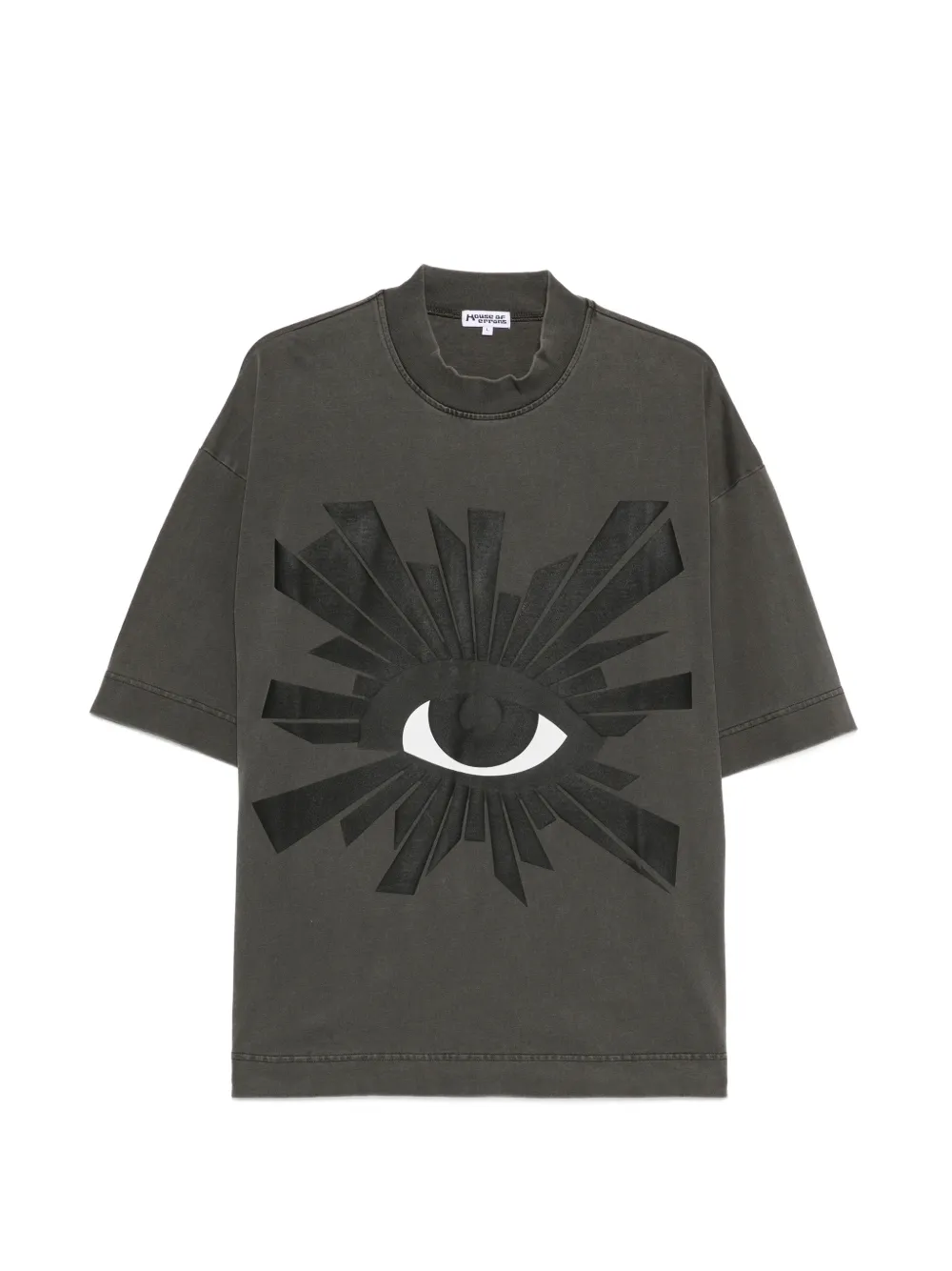 House of errors graphic-print high-neck T-shirt