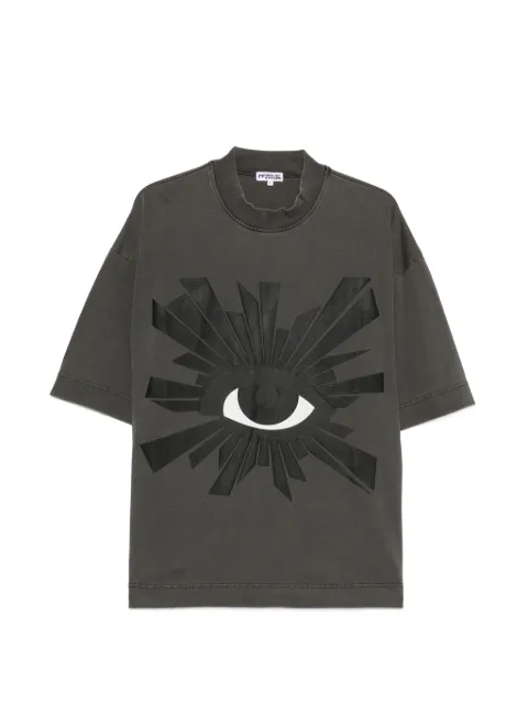 House of errors graphic-print high-neck T-shirt