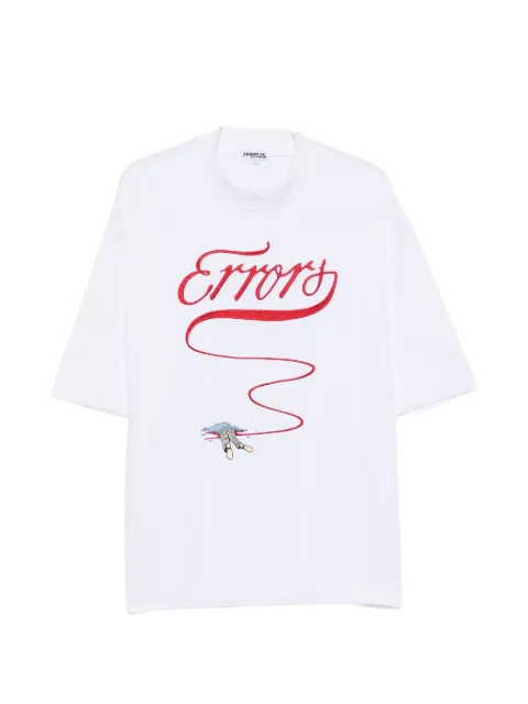 House of errors embroidered high-neck T-shirt