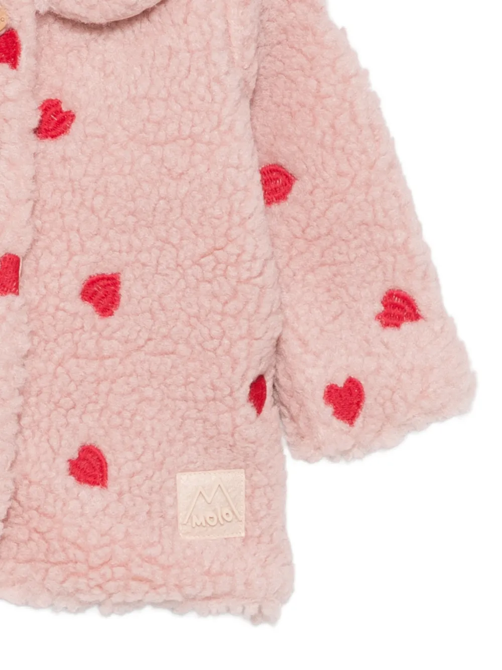 Molo Jack met geborduurd hart Roze