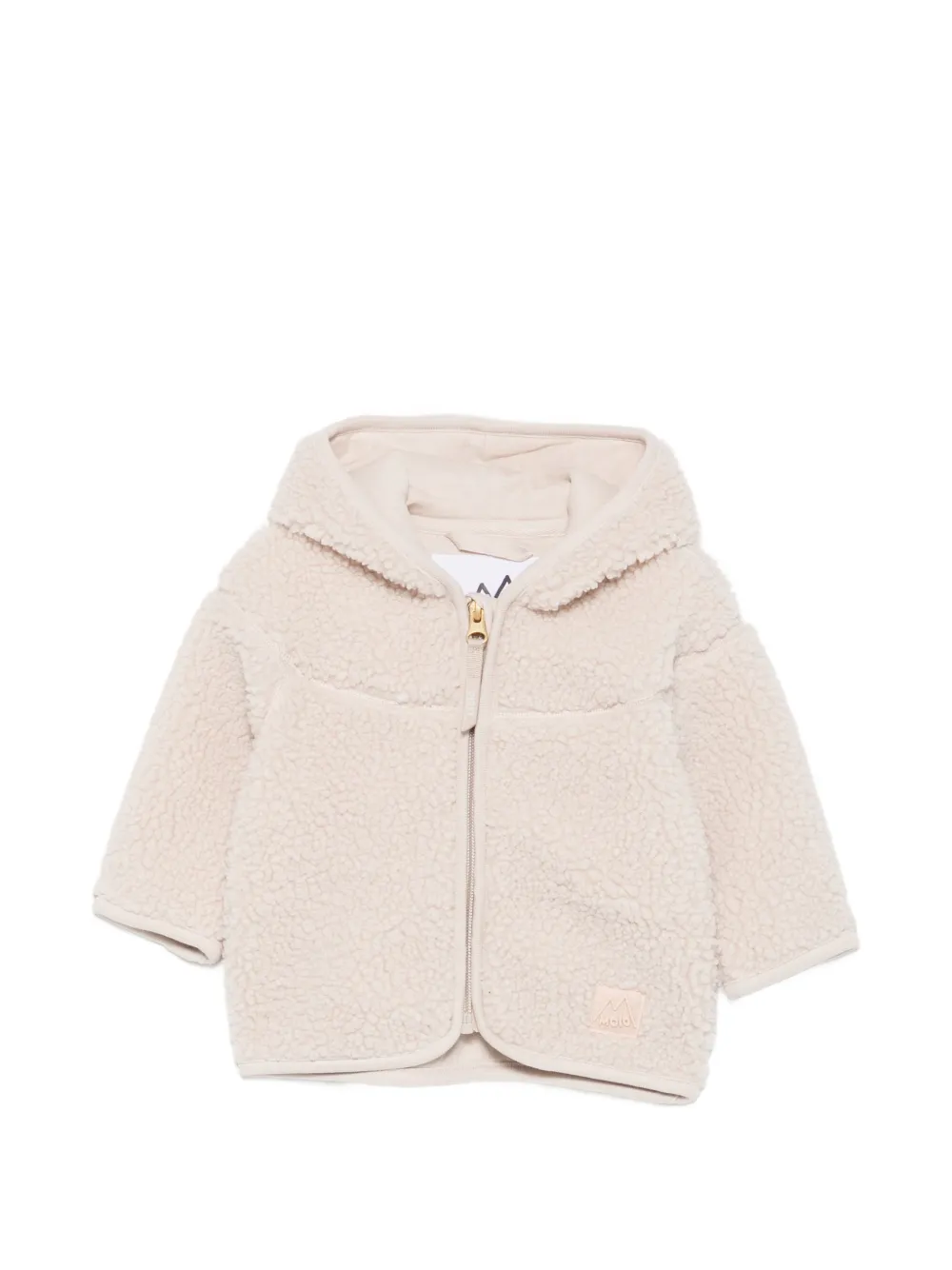 Molo zip-up hooded jacket - Toni neutri