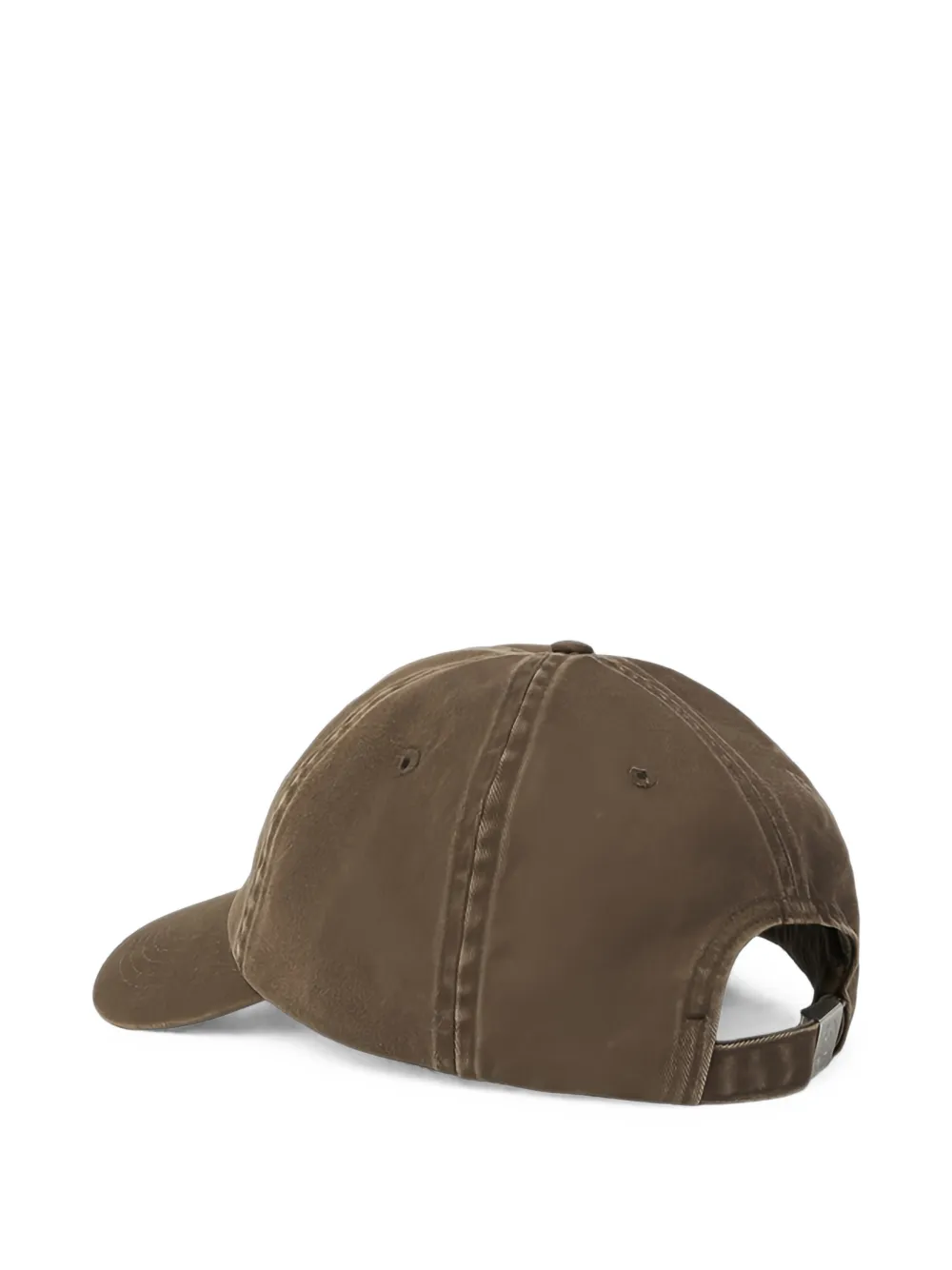 Stone Island 9100007 honkbalpet met geborduurd logo Bruin