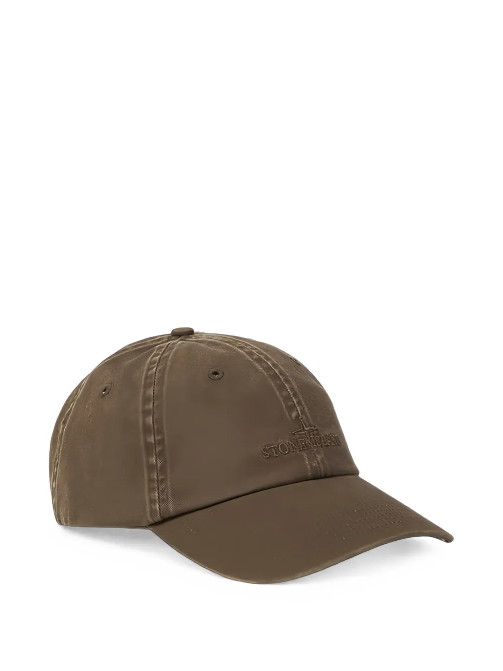 Stone Island 9100007 baseball cap with logo embroidery - Marrone