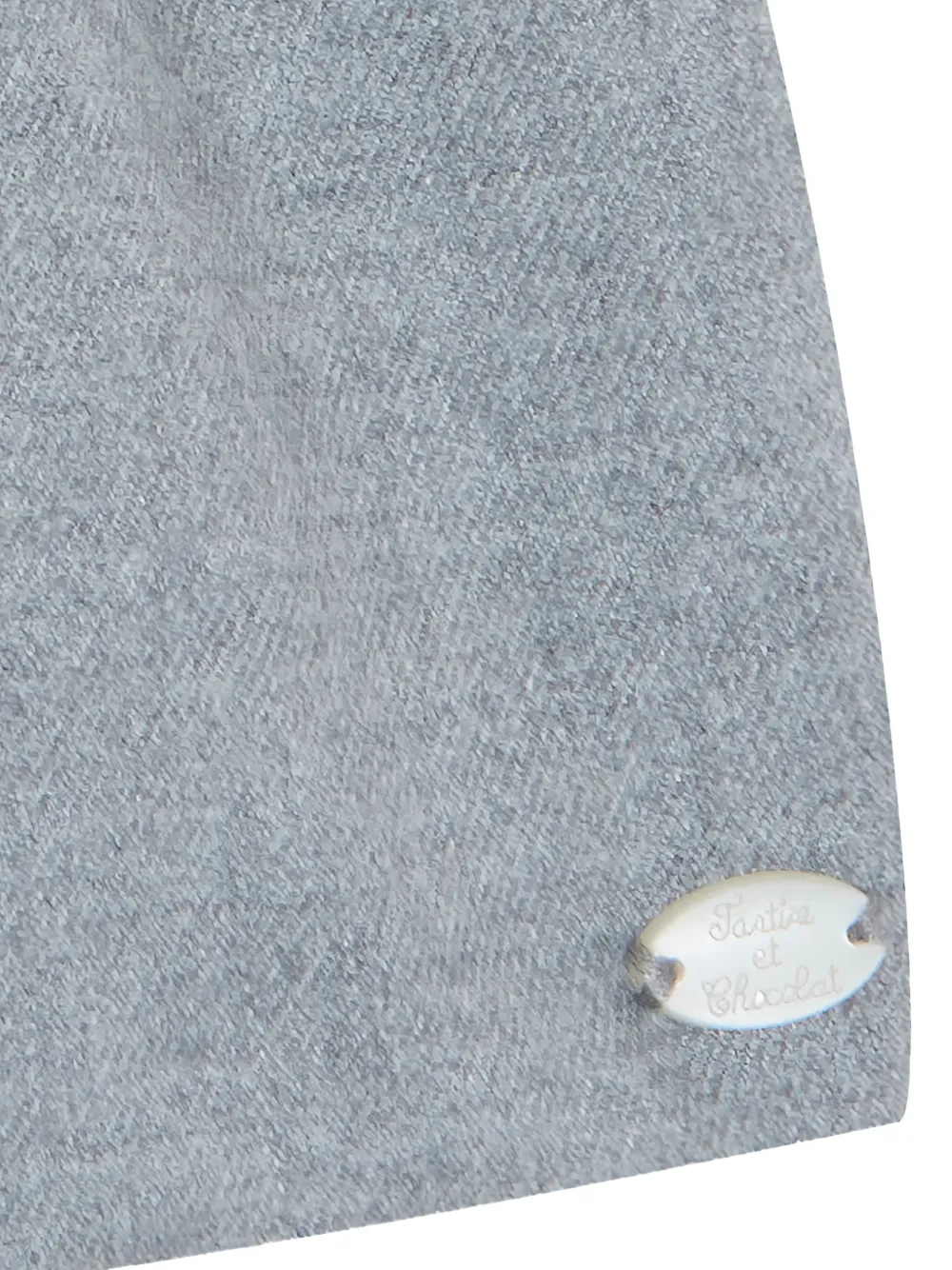 Tartine Et Chocolat Pinafore jurk met geborduurde bloemen Grijs