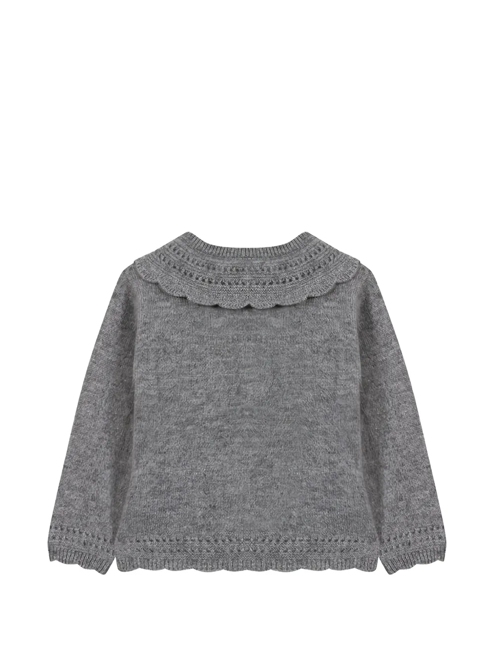 Tartine Et Chocolat Gebreid vest Grijs