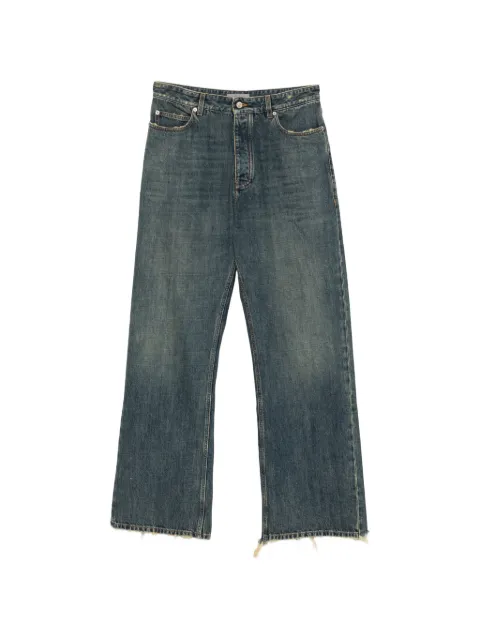 Balenciaga distressed wide-leg jeans