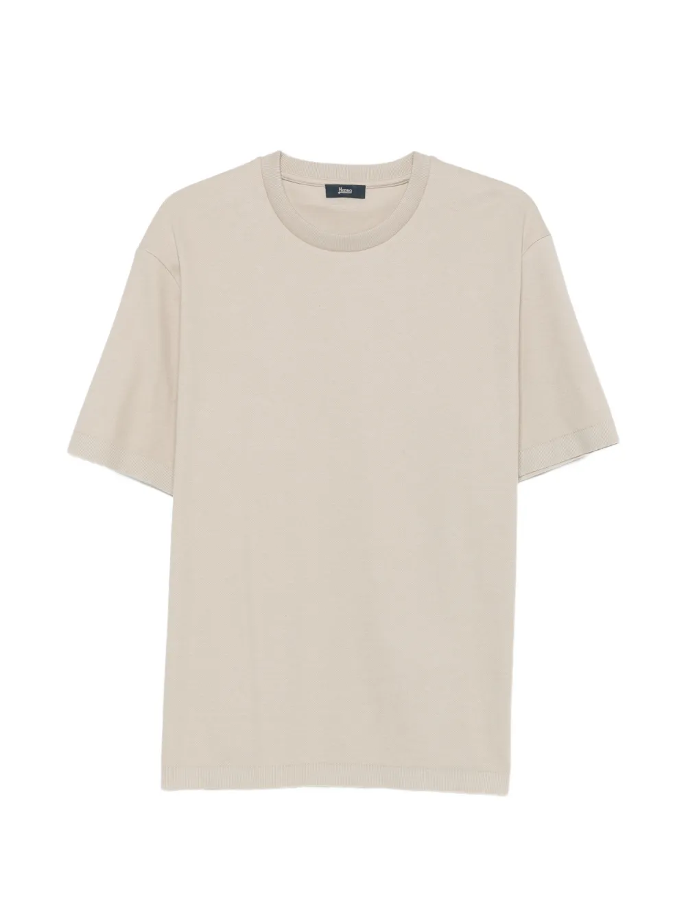 Herno crew-neck T-shirt - Tons neutres Herno crew-neck T-shirt - Tons neutres