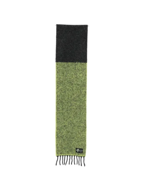 Paul Smith colour-block fringed scarf