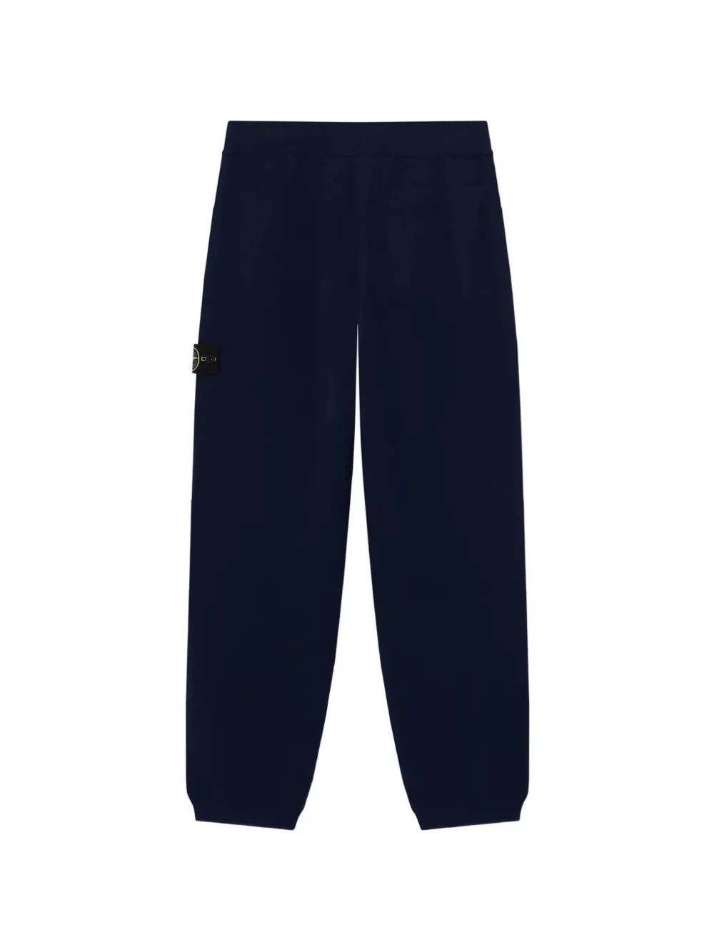 Stone Island 5200001 strech-RWS-wool regular-fit knit joggers with elastic drawstring waist Blauw