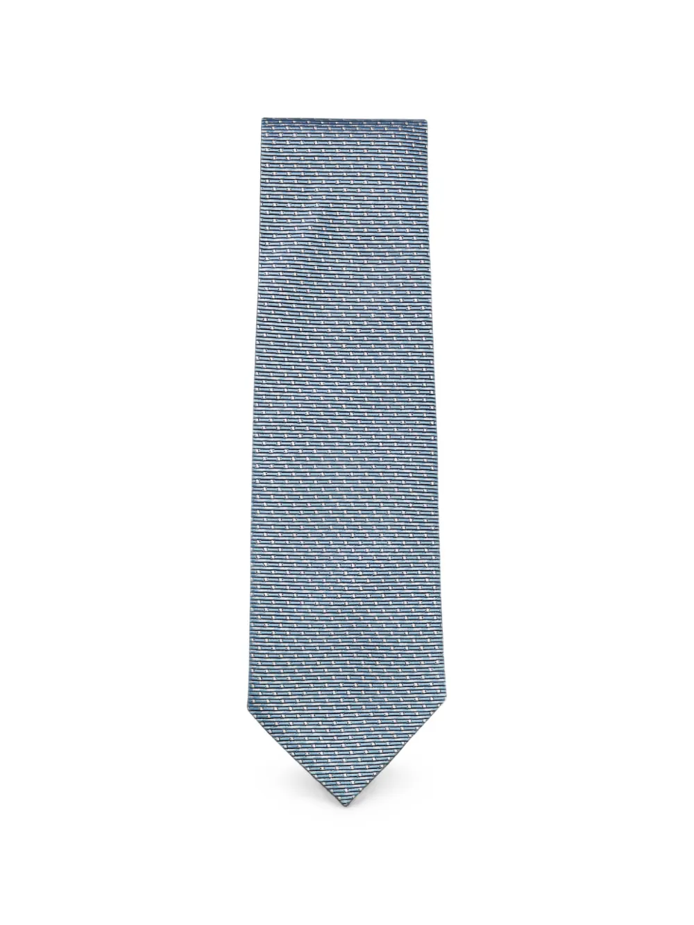 BOSS micro-textured silk tie - Blu