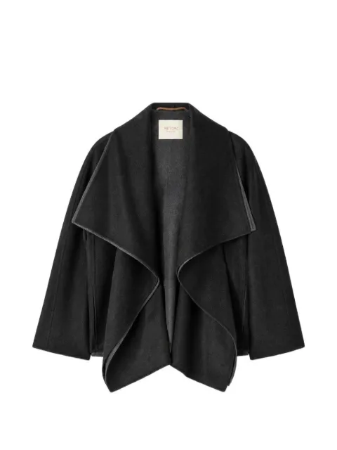 RETORI shawl-collar wool coat