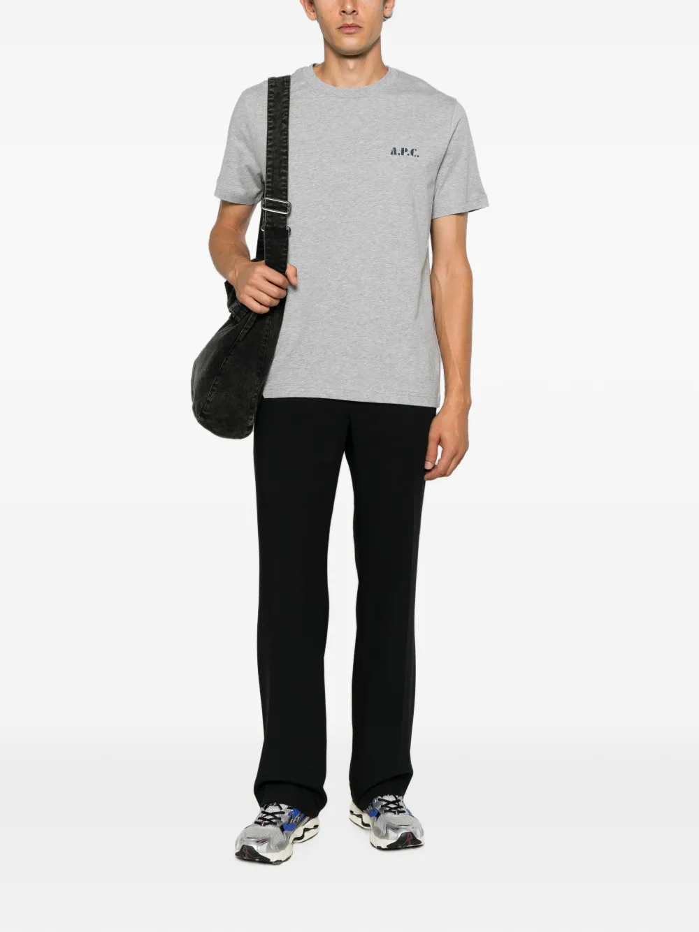 A.P.C. logo-print T-shirt