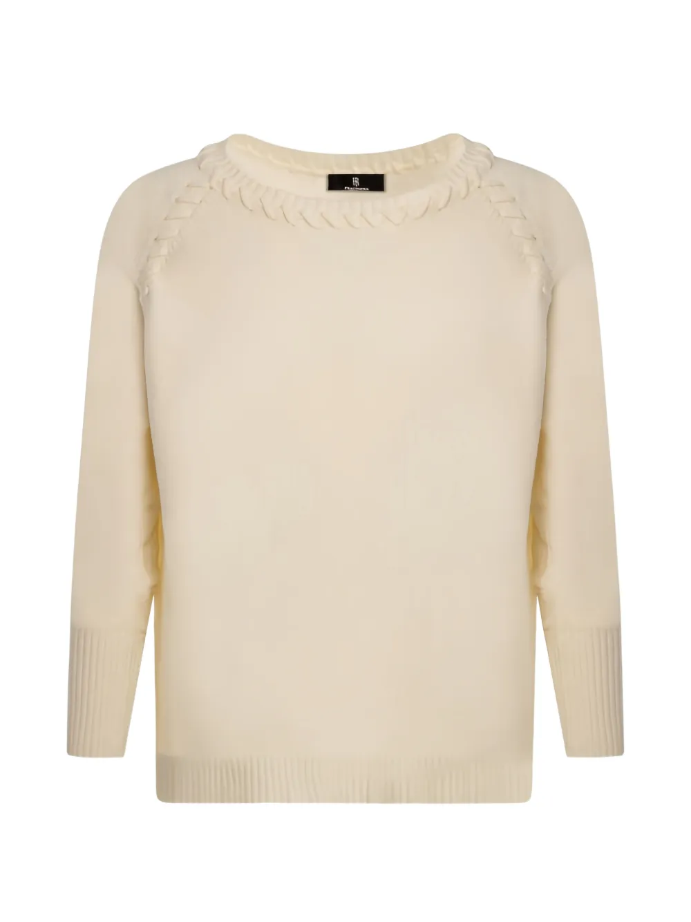 FRACOMINA braided-detail sweater