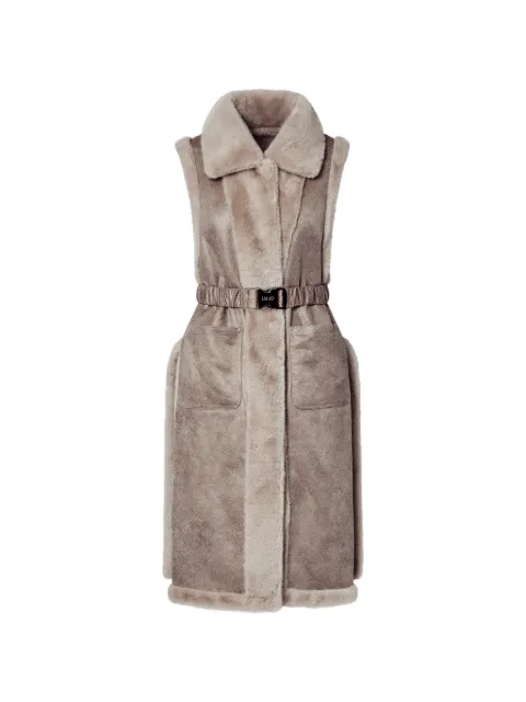 LIU JO faux-shearling vest