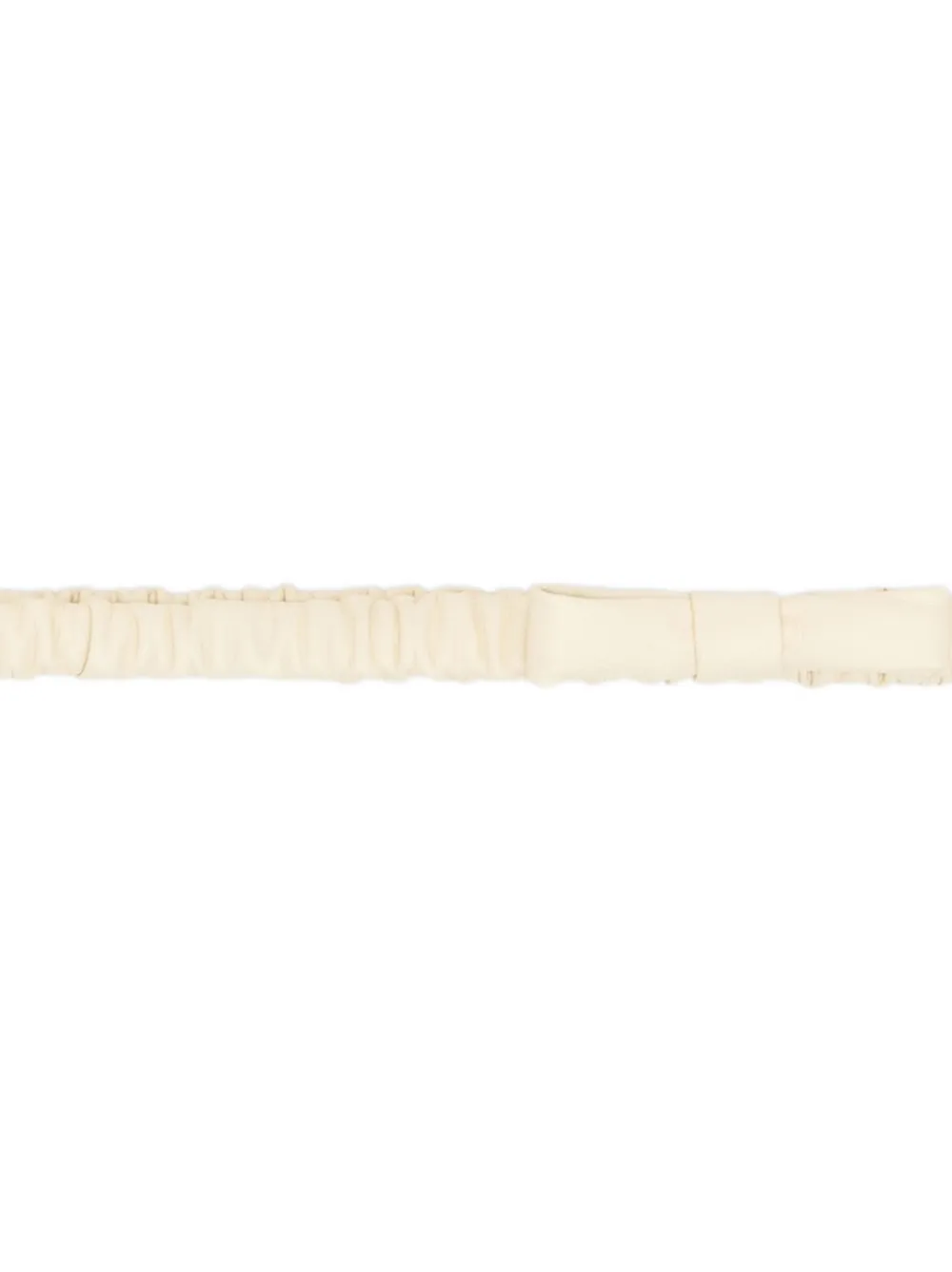 Dorothee Schumacher Feminine Edge stretch leren riem Beige