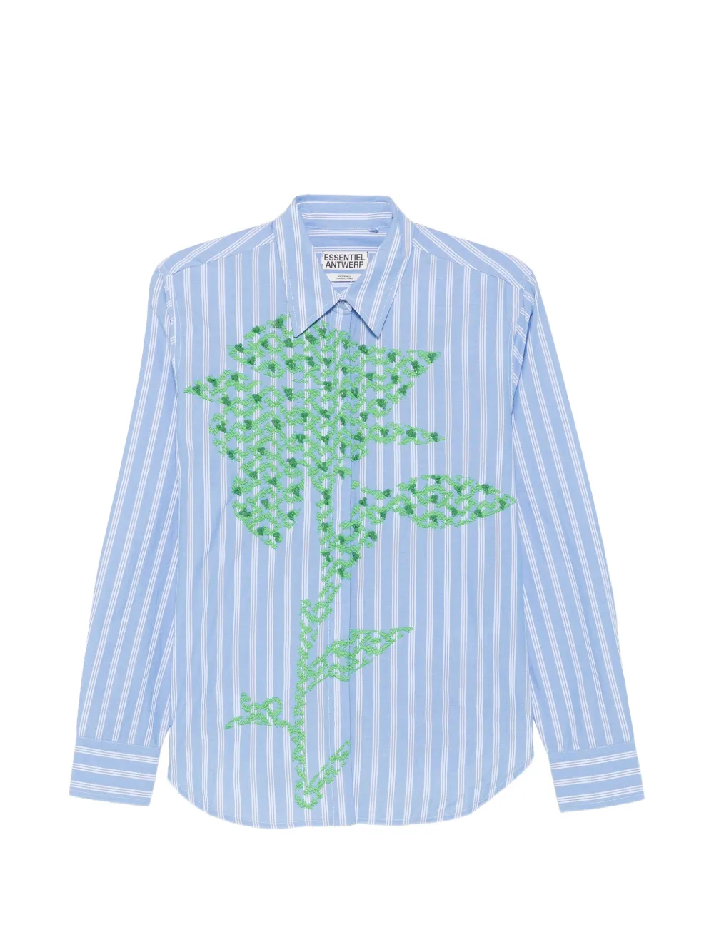 Essentiel Antwerp Kdot embroidered striped shirt