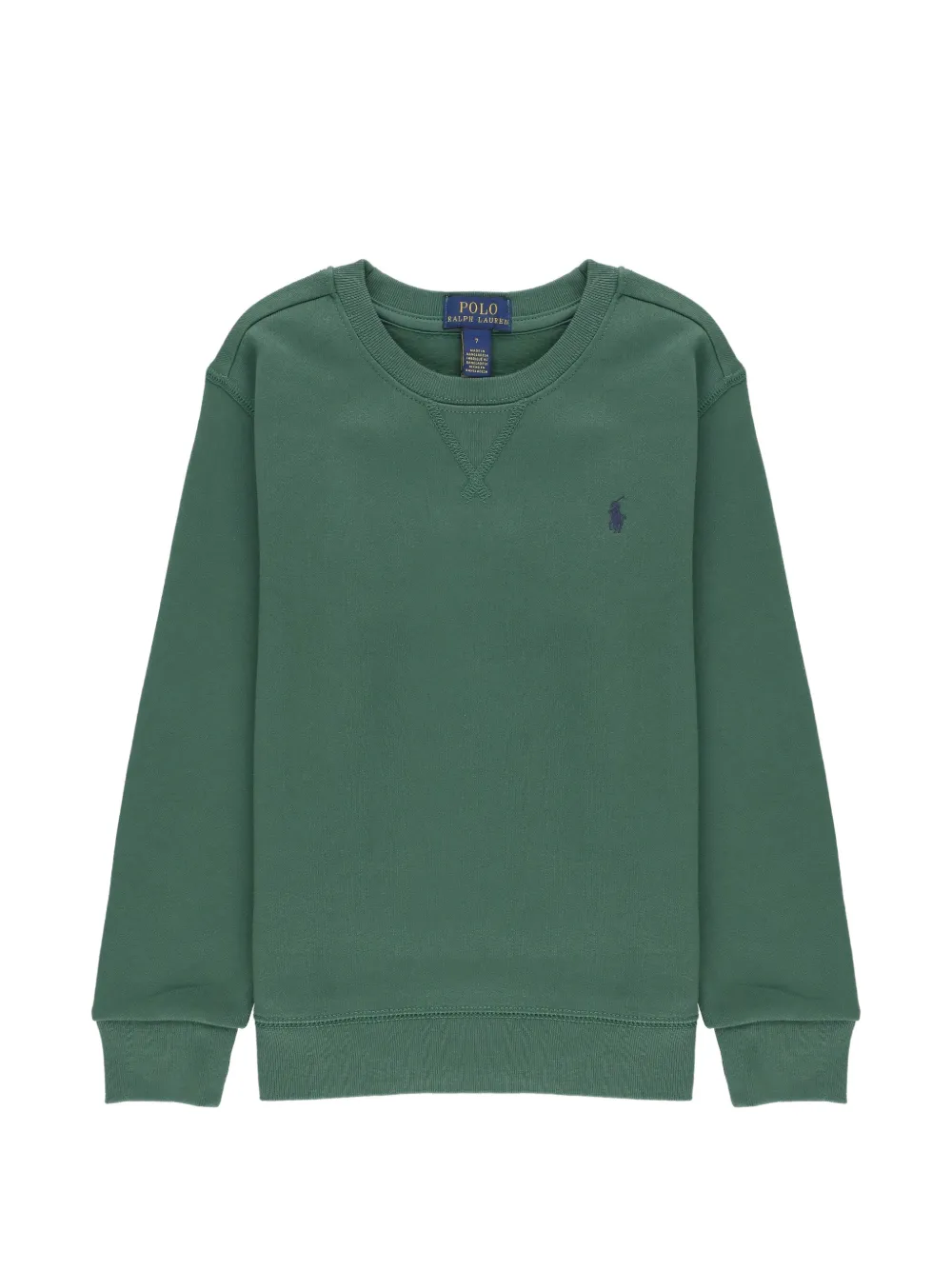 POLO RALPH LAUREN KIDS Polo Pony-print sweater Groen