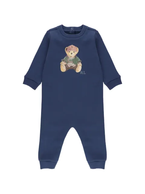 POLO RALPH LAUREN KIDS Polo Bear fleece coverall