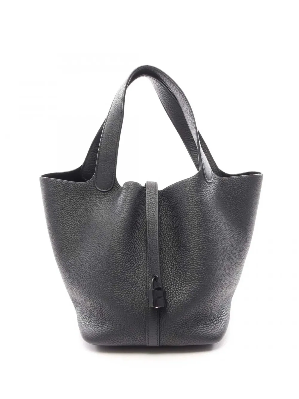 Hermès Pre-Owned 2021 Clemence Picotin Lock 22 handbag - Nero
