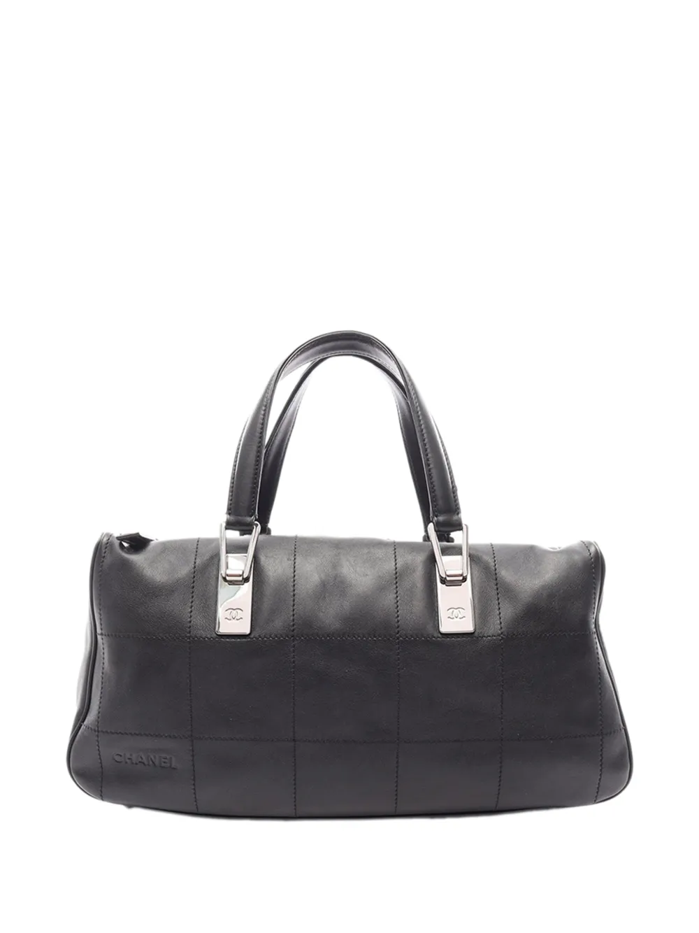 CHANEL Pre-Owned 2002-2003 CC Square Quilted Lambskin handbag - Nero