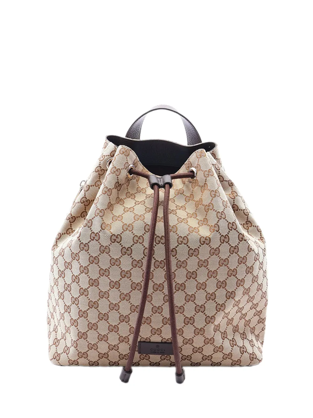 Gucci Pre-Owned 2000-2015 GG Canvas Drawstring backpack - Toni neutri