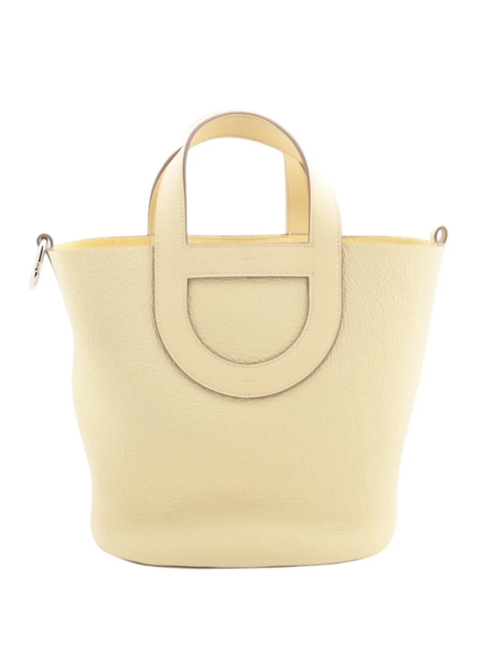 Hermès Pre-Owned 2024 Clemence and Swift In the Loop 23 handbag - Giallo