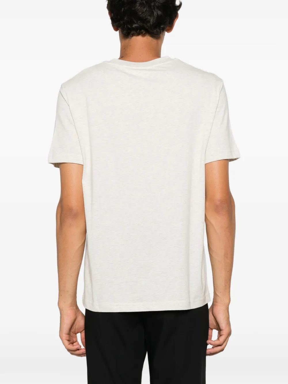 A.P.C. T-shirt met logoprint Beige