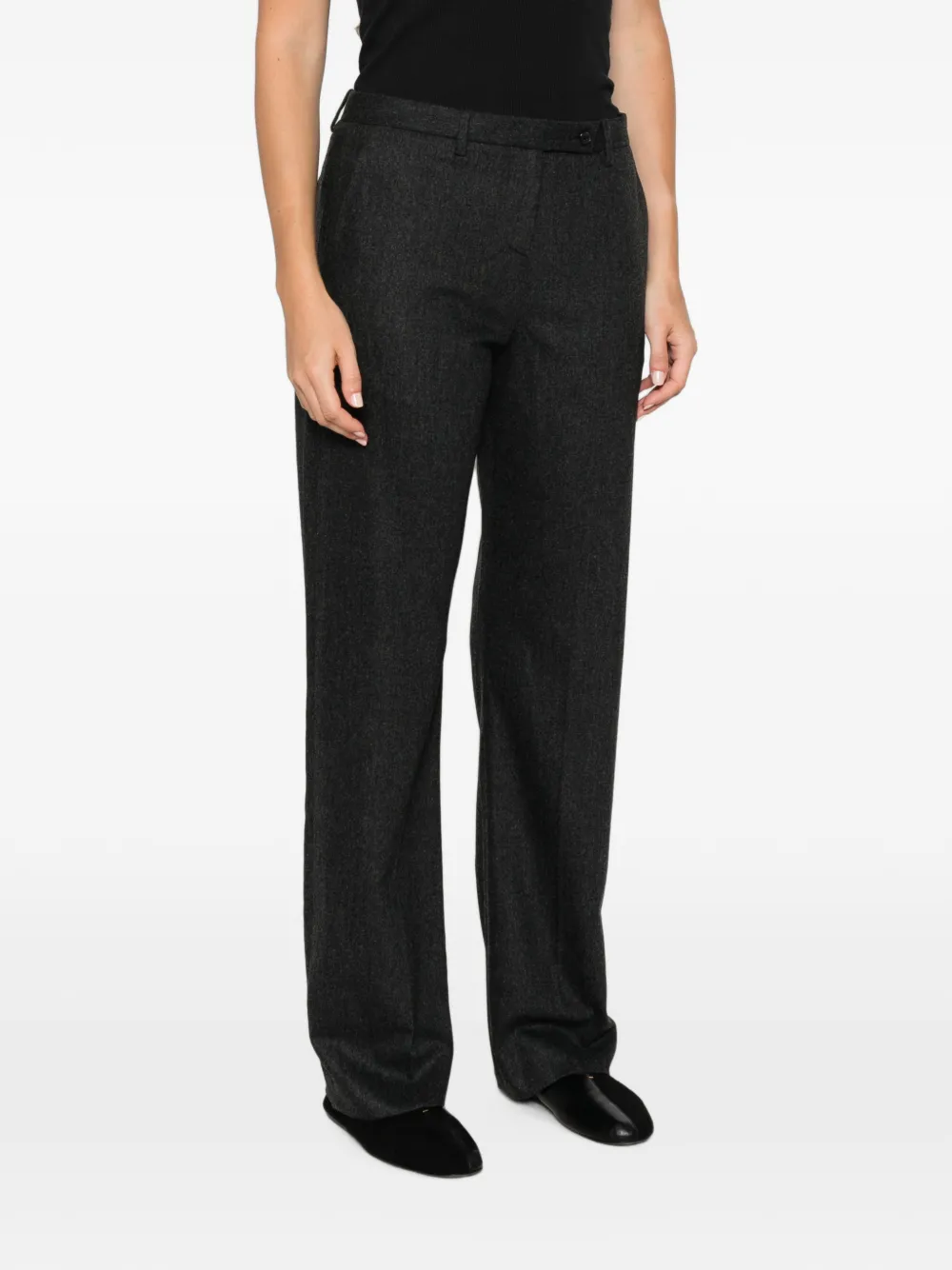 KHAITE Hunter broek Grijs