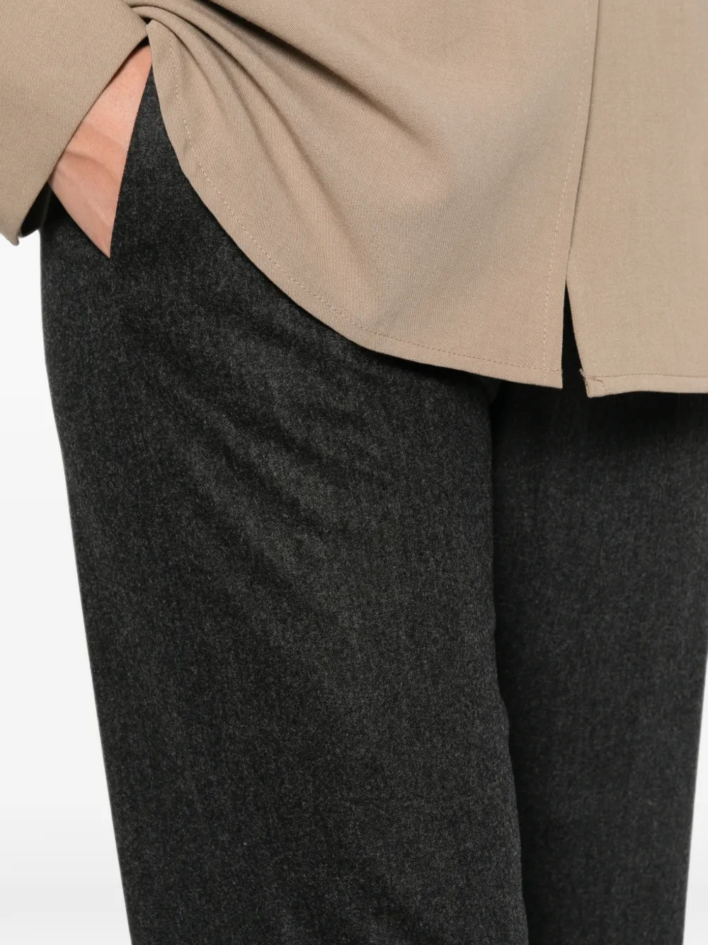 KHAITE Hunter broek Grijs