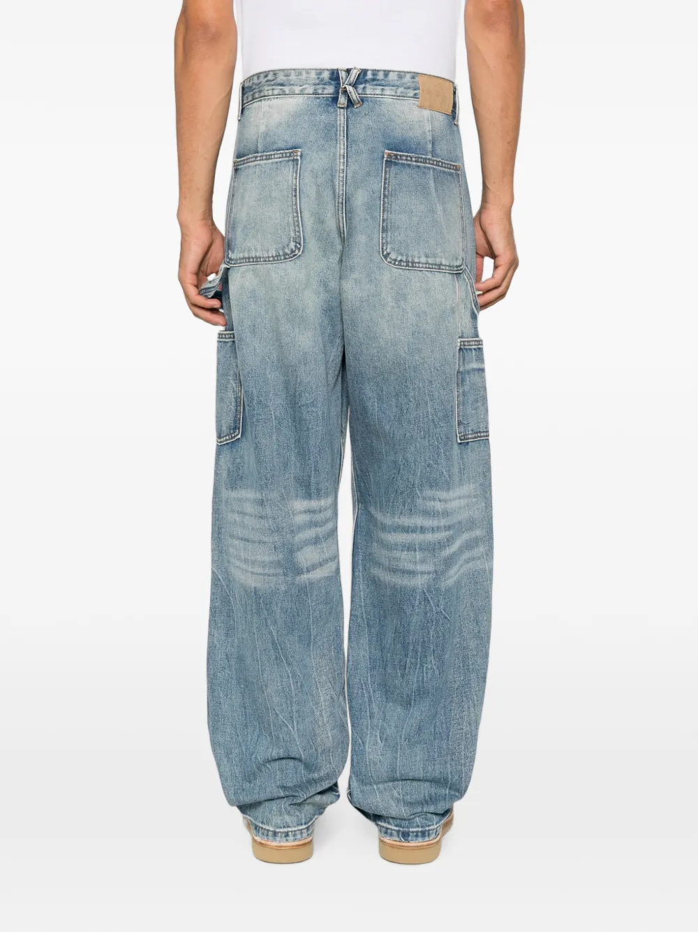 KidSuper Jeans met effect Blauw