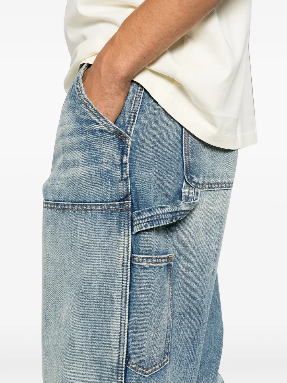 KidSuper Jeans met effect Blauw
