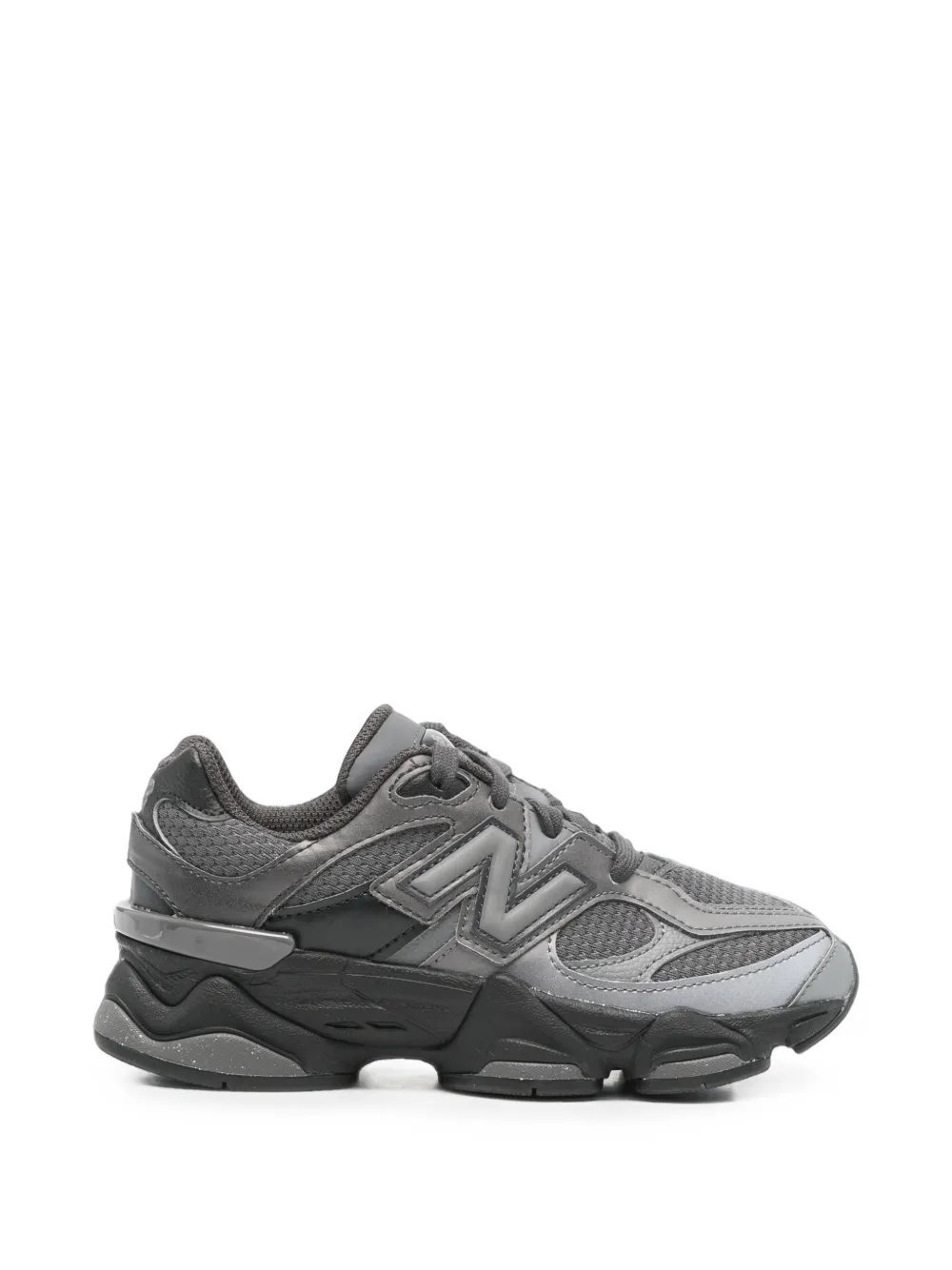 New Balance Kids 9060 leather sneakers - Grigio