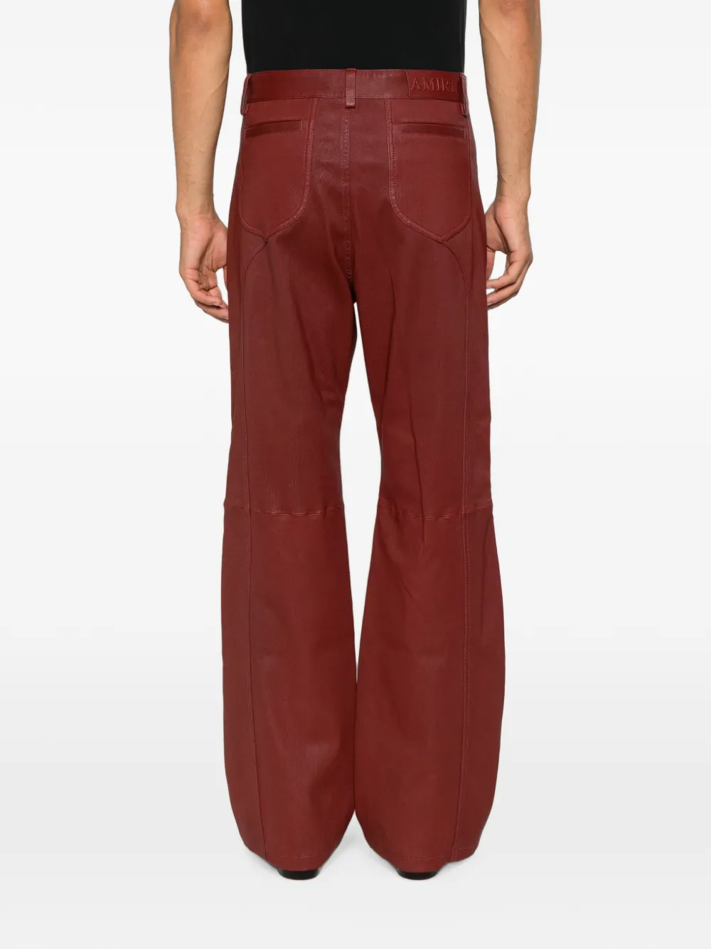 AMIRI Broek met knoopsluiting Rood