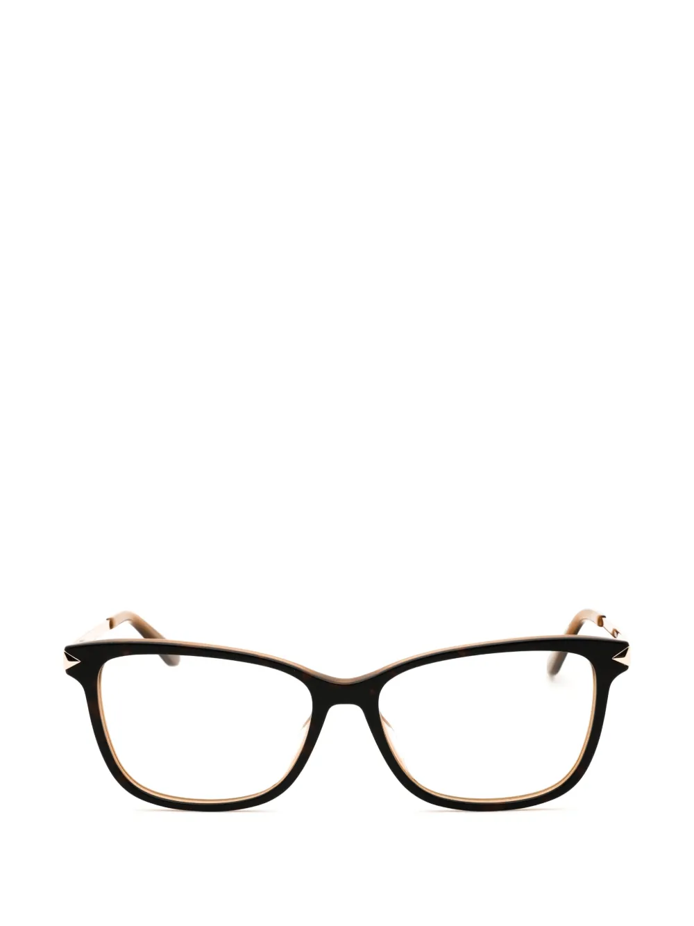 GUESS USA rectangle-frame glasses - Marrone