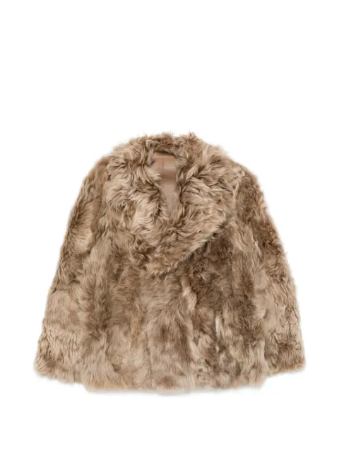 Yves Salomon shearling double-breasted jacket