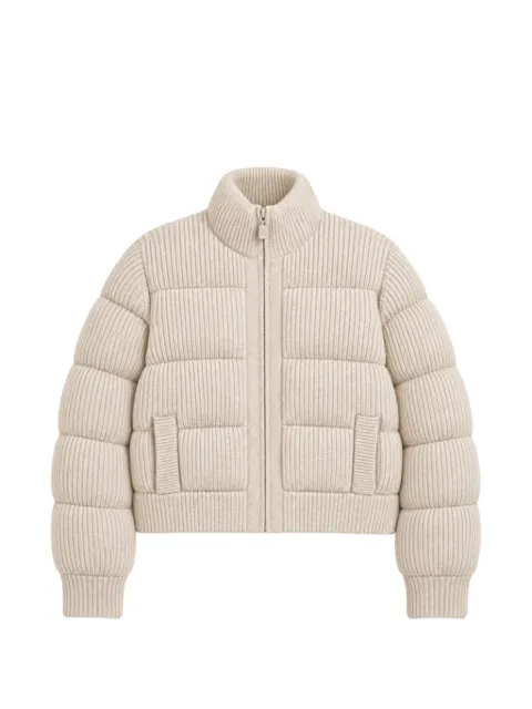 ASPESI ribbed-knit quilted jacket
