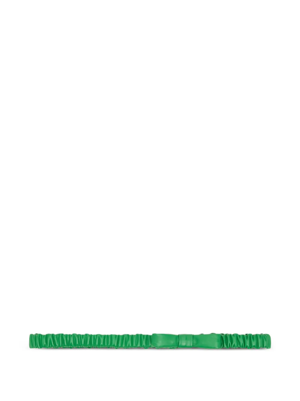 Dorothee Schumacher bow-detail stretch belt - Verde
