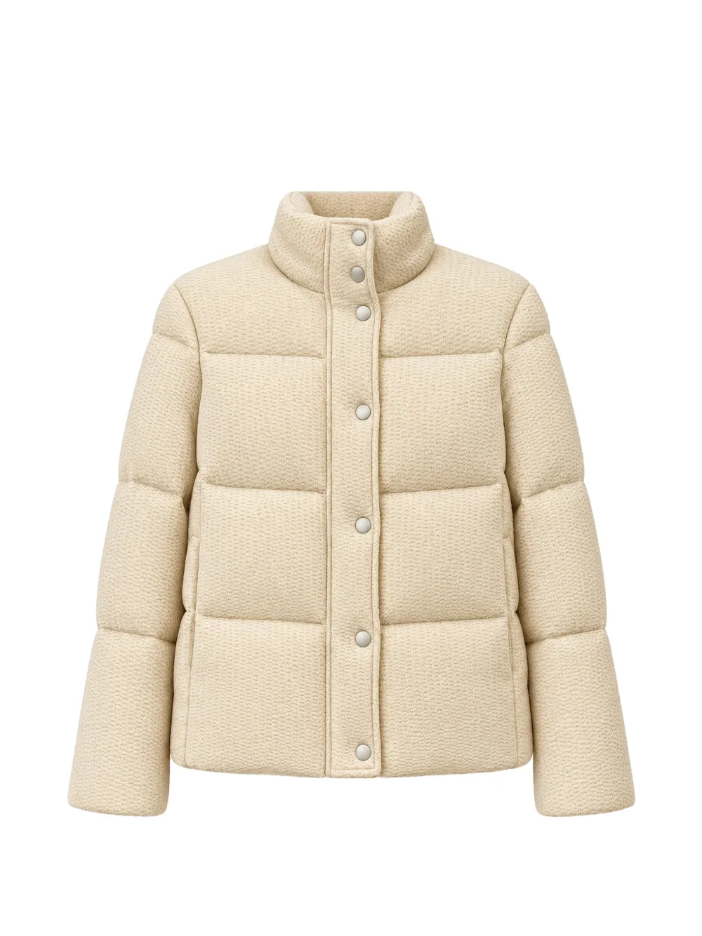 Eleventy quilted wool jacket Beige