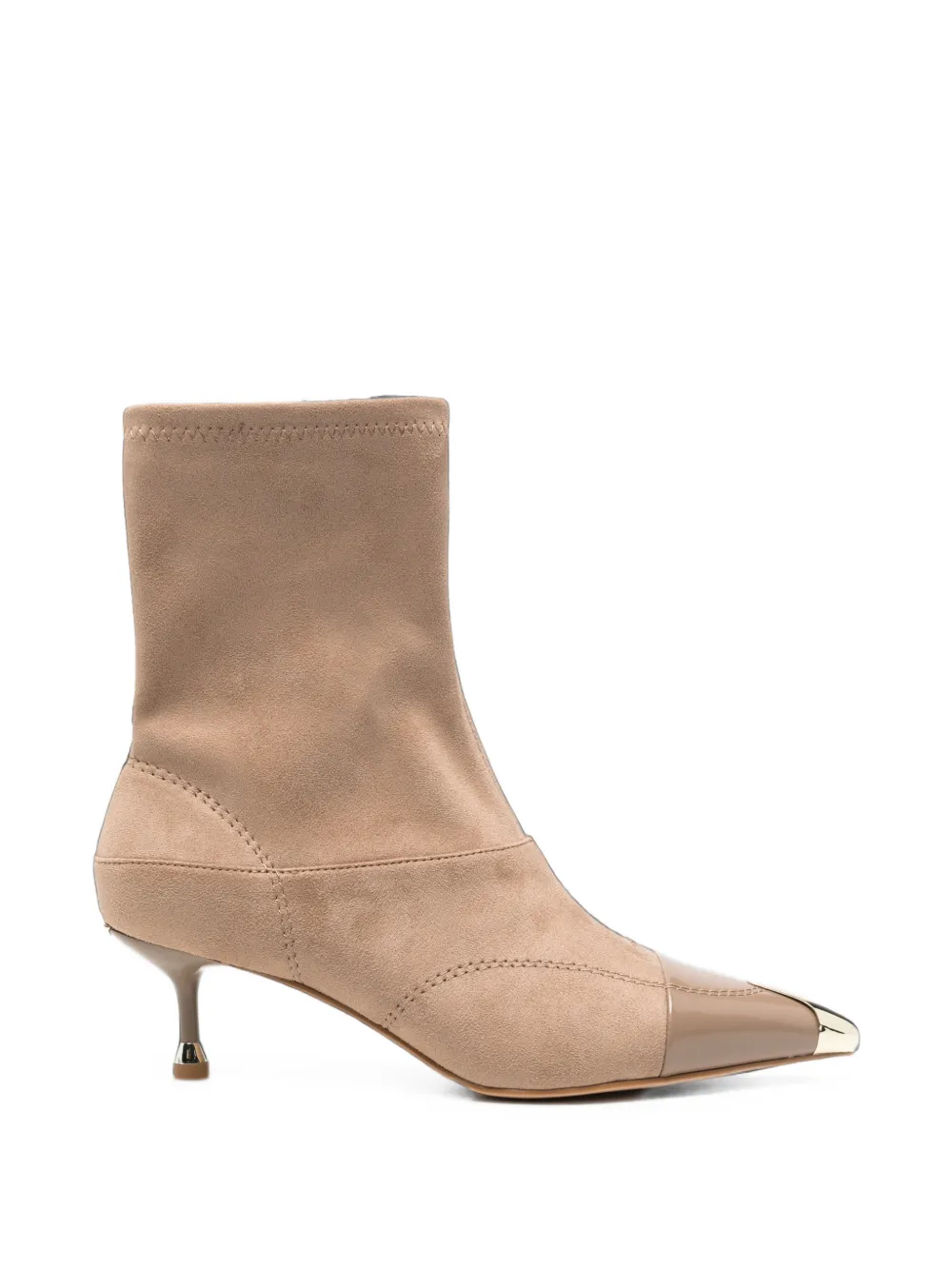 LIU JO metal-tip pointed-toe ankle boots