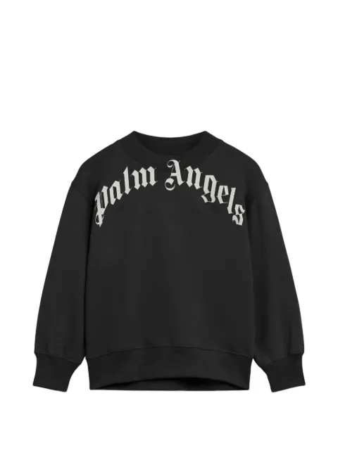 Palm Angels Kids logo-print sweatshirt