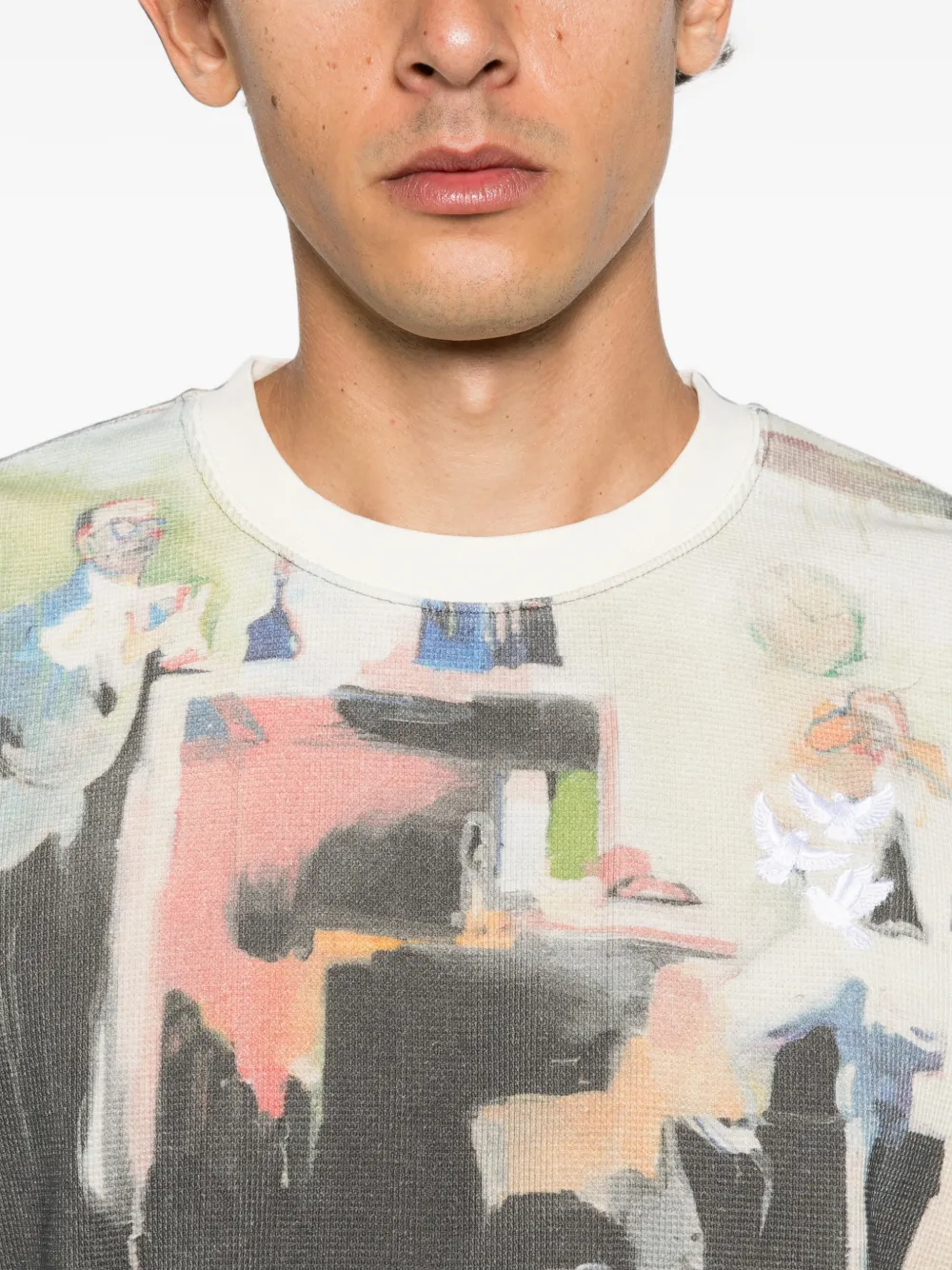KidSuper Sweater met grafische print Grijs